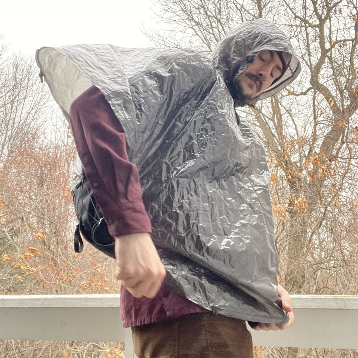 Dyneema Hooded Half-Poncho - MooseTrack Packs
